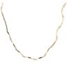 18ct Yellow and White Gold 0.20ct Brilliant Cut Diamond Necklace 16"