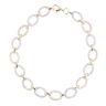 9ct Yellow And White Gold 7.5" Cubic Zirconia Stone Set Bracelet