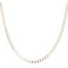 9ct Yellow Gold Square Curb Chain 20"