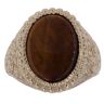 9ct Yellow Gold Tiger's Eye Signet Ring
