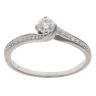 18ct White Gold 0.45ct Brilliant Cut Diamond Solitaire Ring