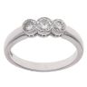 Platinum 0.60ct Brilliant Cut Diamond Trilogy Ring
