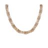 9ct Yellow Gold Brick Link Collarette 16"