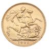 1908 Edward VII Large Head Australia Full Sovereign Coin