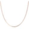 9ct Yellow Gold Square Curb Chain 22"