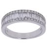18ct White Gold 1.25ct Brilliant and Baguette Cut Diamond Fancy Ring