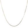 14ct Yellow Gold Plain Fancy Chain 22"