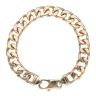 9ct Yellow Gold Curb Bracelet 9.5"
