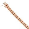 18ct Rose Gold 4.00ct Brilliant Cut Diamond Bracelet 7.5"