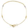 22ct Yellow Gold Intertwined Bracelet 7"