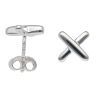 Silver Kiss Stud Earrings