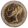 9ct Yellow Gold 1869 Victoria Full Sovereign Coin Ring