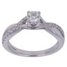 18ct White Gold 0.40ct Diamond Solitaire Ring