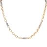 14ct Yellow And White Gold Children's Belcher Chain 16"
