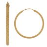 22ct Yellow Gold Dot Grain Hoop Earrings
