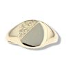 9ct Yellow Gold Patterned Signet Ring