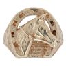 9ct Yellow Gold Horseshoe Ring