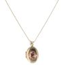 9ct Yellow and Rose Gold Tree Of Life Clogau Locket and Chain 22"