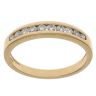 18ct Yellow Gold 0.33ct Brilliant Cut Diamond Half Eternity Ring