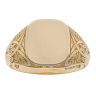 14ct Yellow Gold Square Polished Signet Ring