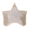9ct Yellow Gold Cubic Zirconia Star Fancy Ring