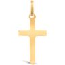 9ct Yellow Gold Plain Solid Cross