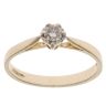 9ct Yellow Gold 0.15ct Brilliant Cut Diamond Solitaire Ring