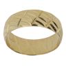 18ct Yellow Gold Patterned Wedding Band 5mm