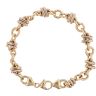 9ct Yellow and White Gold Fancy Bracelet 8"