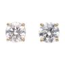 9ct Yellow Gold 1.70ct Lab Grown Diamond Solitaire Stud Earrings