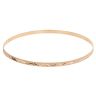 9ct Yellow Gold Pattered Lines Bangle