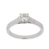 18ct White Gold 0.33ct Brilliant Cut Diamond Solitaire Ring