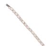 9ct White Gold 2.00ct Brilliant Cut Diamond Tennis Bracelet 7"