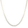 9ct Yellow Gold Square Curb Chain 24"