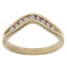 18ct Yellow Gold 0.20ct Brilliant Cut Diamond Wishbone Ring