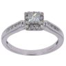 18ct White Gold 0.50ct Brilliant Cut Diamond Cluster Ring