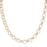 9ct Yellow Gold Patterned Belcher Chain 24"