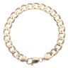 9ct Yellow Gold Curb Bracelet 8"