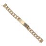 9ct Yellow Gold Textured ID Bracelet 7.5"