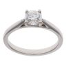 Platinum 0.71ct Brilliant Cut Diamond Solitaire Ring