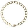 9ct Yellow Gold Curb Bracelet 9"