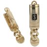 14ct Yellow Gold Monaco Classic Plain Drop Earrings