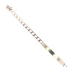 9ct Yellow Gold ID Curb Bracelet 8"