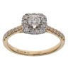 18ct Yellow Gold 0.50ct Brilliant Cut Diamond Cluster Ring