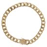 14ct Yellow Gold Curb Bracelet 8.5"