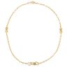 22ct Yellow Gold Bead And Link Bracelet 7"