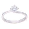 18ct White Gold 0.75ct Diamond Solitaire Twist Ring