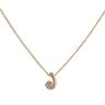 18ct Yellow Gold 0.15ct Brilliant Cut Diamond Solitaire Pendant And Chain 16"