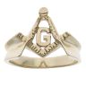 9ct Yellow Gold Masonic 'G' Ring