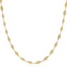 22ct Yellow Gold Wire Beads Chain 24"